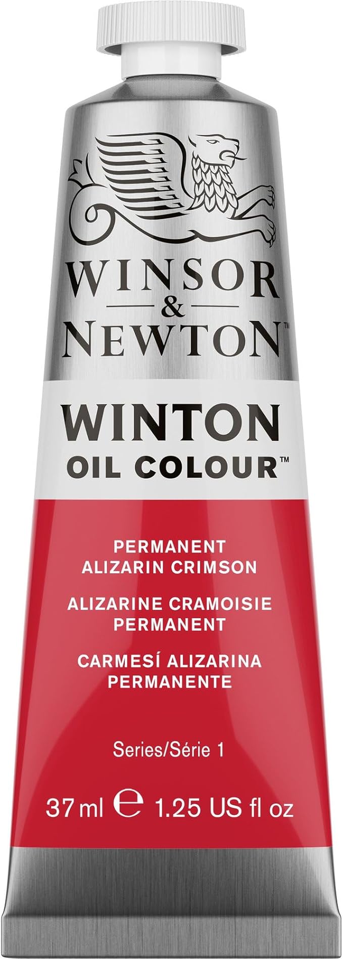 Winsor & Newton Winton Oil Color, 37ml (1.25-oz) Tube, Permanent Alizarin Crimson