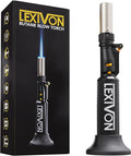 LEXIVON Butane Blow Torch, Refillable Upright Lighter with Adjustable Flame and Pro-Grade Aluminum Tank | Ideal for Soldering and Kitchen Tasks (LX-760)