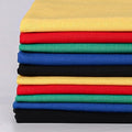 10 Pieces 18 x 21 Inches Cotton Fabric Precut Quilting Fabric Bundles Solid Colors Layer Cakes Quilt Material for DIY Craft Sewing Embroidery (Black+Green+Red+Yellow+Blue)