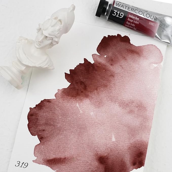 PHOENIX Professional Watercolor Paint Single Tube - 0.47 Fl Oz / 14ml - Indian Red