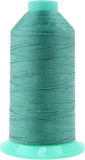 Mandala Crafts Size 207 630D T210 Bonded Nylon Thread - Aquamarine 800 YDs Tex 210 Heavy Duty Sewing Threads for Leather, Jeans, Weaving, Outdoor Marine Upholstery