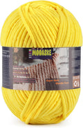 Fluffy Chenille Yarn for Crocheting - Baby Blanket Yarn for Knitting - Velvet Yarn for Amigurumi Crochet, Ultra Soft Yarns Weight Per Roll 200g/7oz, Length 240m/262yard