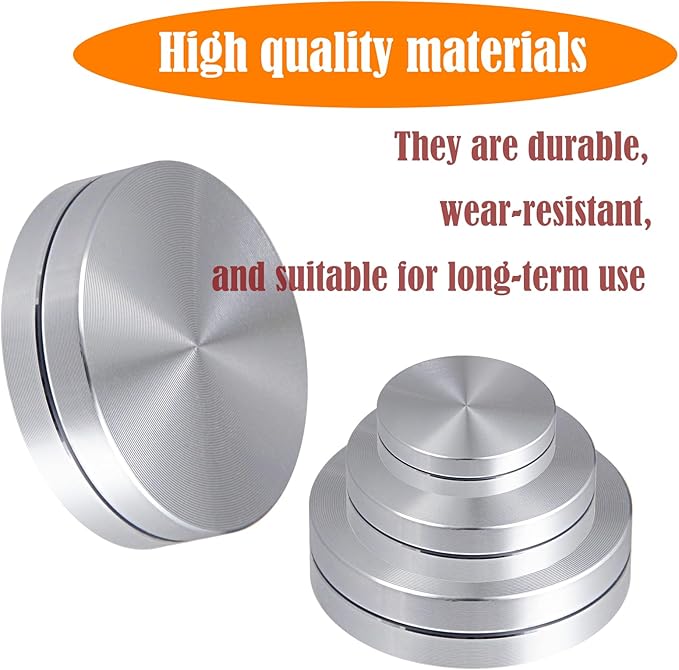 4 Pack Ceramic Clay Pottery Throwing Trimming Spinner Tool, 25mm/30mm/38mm/45mm Clay Spinner for Pottery, Suitable for Professional Ceramic Production and Carving Artists（Comes with Storage Box）