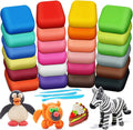 ESSENSON Magic Clay - Air Dry Clay 24 Colors, Modeling Clay for Kids with Tools, Toys Gifts for Age 3 4 5 6 7 8+ Years Old Boys Girls Kids