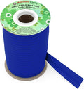 Mandala Crafts 1 Inch Single Fold Bias Tape for Sewing, Quilting, Piping, Hemming, Blanket & Quilt Binding – 40 Yards Blue Fabric Seam Binding Tape