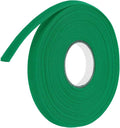 MECCANIXITY 2/5 Inch Double Fold Bias Tape Polyester Continuous Bulk Bias Tape for Sewing,Seaming Quilting Hemming Binding Crafts (Green 10 Yards)