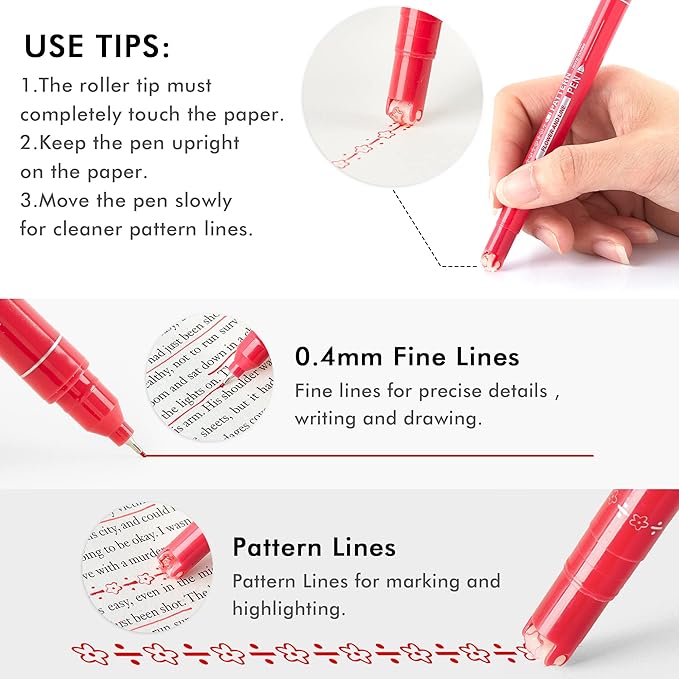 15 Colors Curve Highlighter Pens Set，15 Different Shapes Dual Tip Markers Cool Pens for Journal Planner Scrapbook Art Office School Supplies