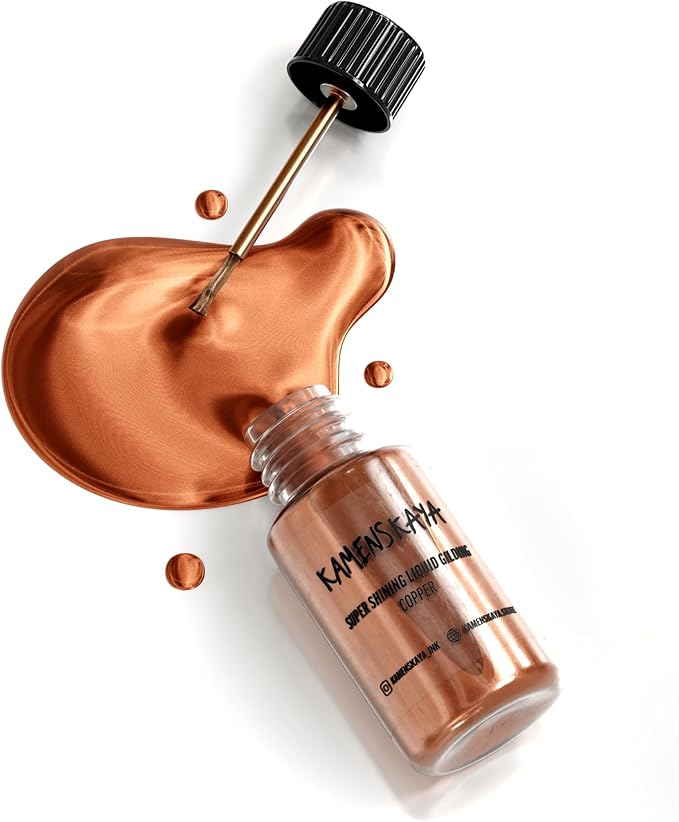 Liquid Copper Leaf Paint - Alcohol Based Fast Drying Copper Liquid Leaf, 0.68 fl oz (20 ml)