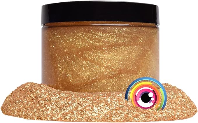 Eye Candy Pigments Premium Gold Mica Powder - 14k Nugget Gold (25gr) - for Epoxy, Resin, Soap, Paint, Woodworking, Acrylic Pouring, Bath Bombs, Fishing Lures - DIY Arts and Crafts Additive