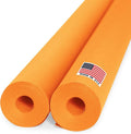 36" x 1200" (100 ft) Orange Kraft Paper Roll - Value Pack of 2, 45 lbs Thickness, Made in USA - Odorless, Non-Toxic, Safe for Kids - for School Projects, or Bulletin Board
