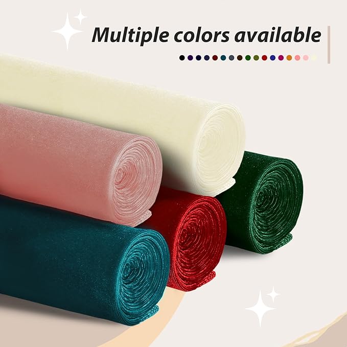 KKJIAF Teal Stretch Velvet Fabric 60 Inch Wide, 2 Yard Soft Stretchy Fabric for Sewing Clothes, Apparel, Costume, Crafts - 90% Polyester 10% Spandex