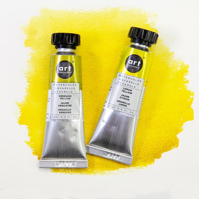 Art Philosophy® Artist Grade Watercolor Tubes Greenish Yellow