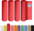 12" x 1200" (100 ft) Red Kraft Paper Roll, Pack of 4 - USA-Made Quality Craft Paper for Gift Wrapping, Kids Arts & Crafts, School Projects - Natural Material 50lb Thickness by IDL Packaging