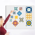 BXI Quilt Design Wall, Thick Sturdy Flannel Quilters Design Board, 16 x 12 x 0.5 inches, 6 Pcs, Portable Quilting Wall Panels Hold Fabric Firmly, Sewing Quilting Supplies for Quilt Block Projects