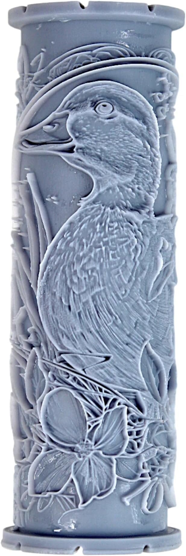 Duck Clay Texture Roller (4") - Bird Set #02 - Embossing Pattern Roller for Polymer & Ceramic Clay, Pottery & Crafts