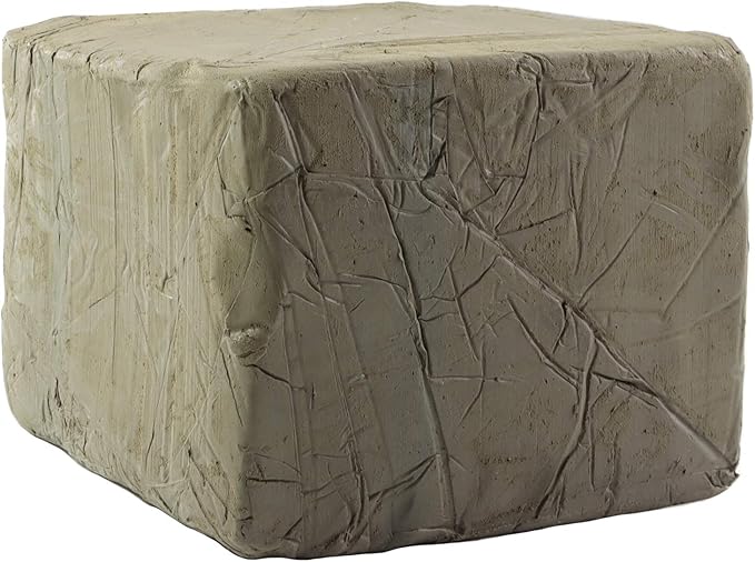 Natural Air-Dry Clay by Craft Smart - Non-Toxic Clay for Hand Modeling, Sculpting, Pottery - Gray, 10lbs