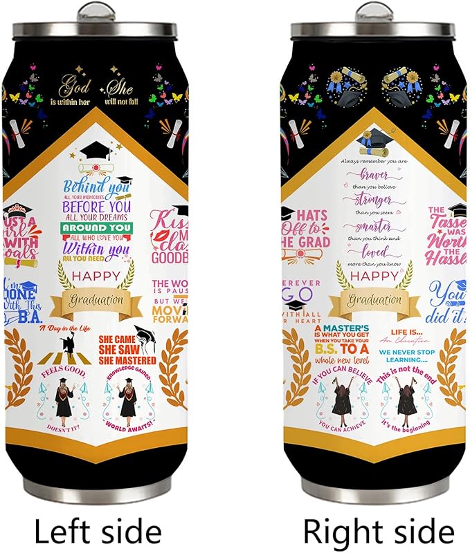 Graduation Gifts for Her - 17oz Tumbler - College Graduation Gifts for Women Girls- Class of 2025 Gift for Masters Degree Phd- One Degree Hotter for Graduates Friends Classmates