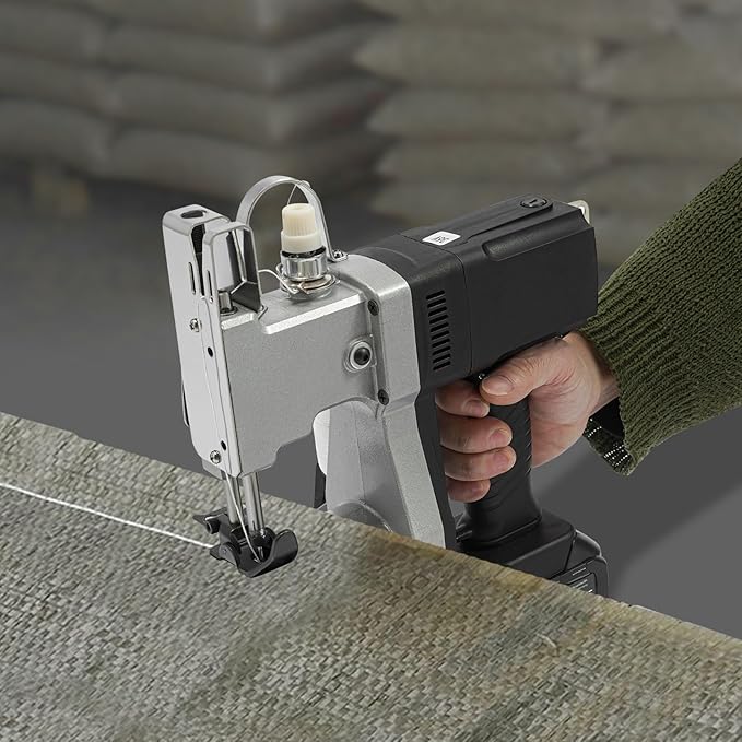 Bag Closing Machine, 190W 18000rpm Bag Sewing Machine, Portable Bag Closing Machine for Sewing Threads, Garment Threads