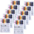 SoFire 10 Boxes Home and Travel Quick Fix Sewing Kit Pre Threaded Needle Kit, Each Box with 10 Pieces