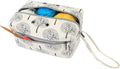 LUXJA Small Yarn Storage Bag, Portable Knitting Bag for Yarn Skeins, Crochet Hooks, Knitting Needles (up to 8 Inches) and Other Small Accessories (Trees)