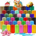 Air Dry Clay 48 Colors, Modeling Clay for Kids, DIY Molding Magic Toy with Tools, Gift for Kids Boys Girls