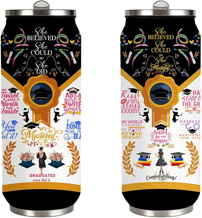 Graduation Gifts for Her - 17oz Tumbler - College Graduation Gifts for Women Girls- Class of 2025 Gift for Masters Degree Phd- One Degree Hotter for Graduates Friends Classmates