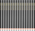 PATIKIL Black Colored Pencils Set,20 Pcs Oil Color Pencils Wooden Coloring Drawing Pencil for Artists Art Painting