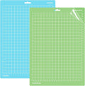WISYOK 12x8.5 Inch Cutting Mats for Cricut Joy Xtra, 2-Pack Reusable Adhesive Mats (Standard, Light Grip) for Crafts, Quilting, Sewing