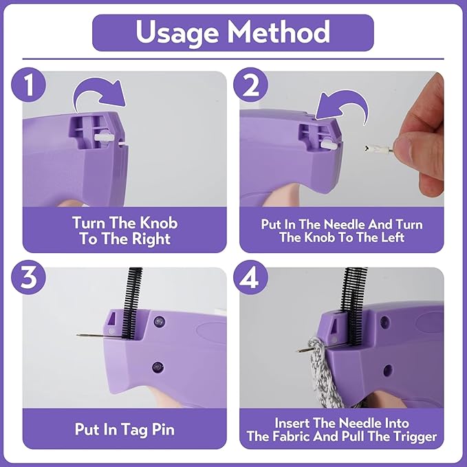 Portable Hemming Tool, Handheld Portable Sewing Machine, Includes 5 Needles, 1000 White Glue Needles& 1000 Black Glue Needles, For Quick Hemming & Repairs (Pink)