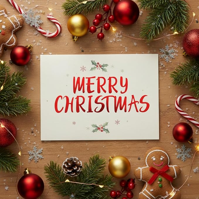 TaoBary 416 Pcs Christmas Letter Stickers 8 Sheets Alphabet Stickers 2 Size Vinyl Cursive Self-Adhesive Letter Personalized Decor for Scrapbooking Water Bottle Christmas Craft(1'', 2'',Multicolor)