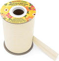 Mandala Crafts 1/2 Inch Single Fold Bias Tape for Sewing, Quilting, Piping, Hemming, Blanket & Quilt Binding – 55 Yards Cream Fabric Seam Binding Tape