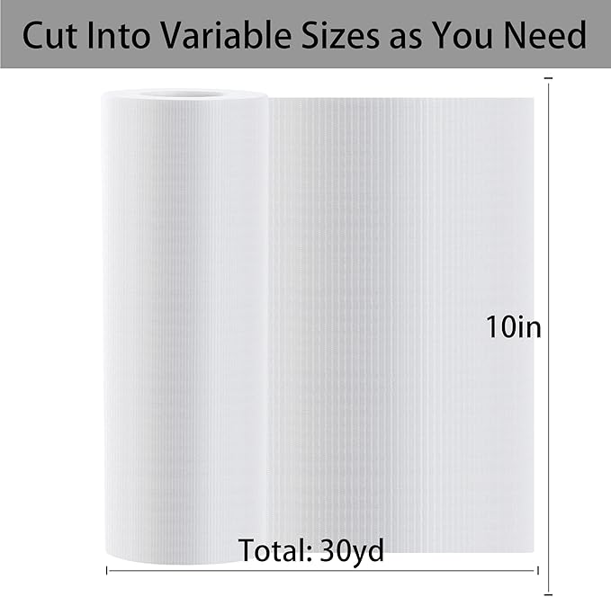 Water Soluble Stabilizer for Embroidery Topping Film (10 in x 30 yd Roll), Seneme 35um Clear Embroidery Stabilizers - Wash Away Embroidery Stabilizer for Machine Embroidery Stabilizer and Hand Sewing