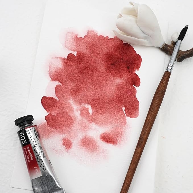 PHOENIX Professional Watercolor Paint Single Tube - 0.47 Fl Oz / 14ml - Brown Madder