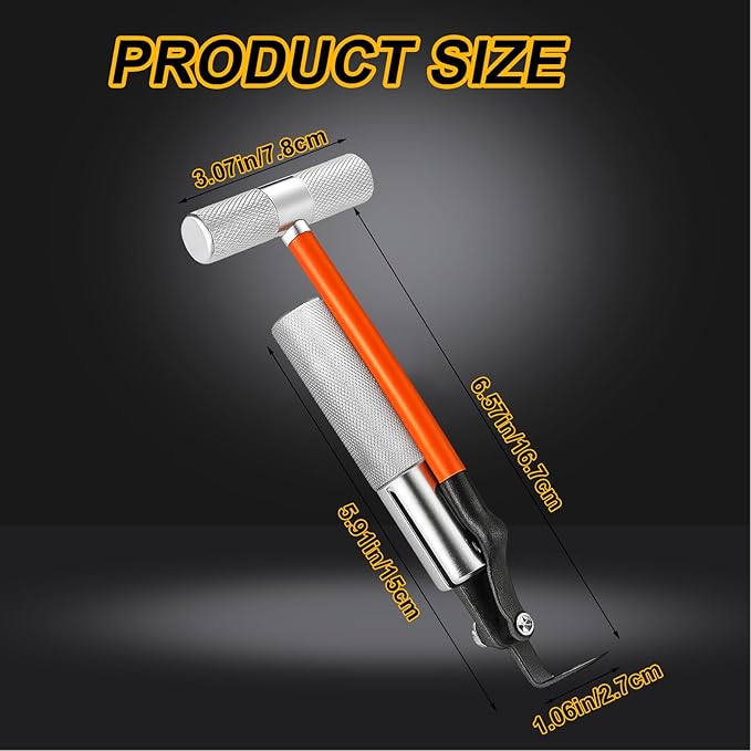 LIHAISHENG Auto Windshield Removal Tool with T-Handle – Manual Windshield Cut-Out Knife for Car Glass Replacement, Urethane Adhesive Cutter with Durable Blade and Non-Slip Grip
