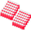 Red Air Dry Clay 72 Packs Foam Clay Air Dry Foam Clay for Kids, Crafting Clay, Moldable Super Light Weight Clay Perfect for Arts, Crafts, Classroom Teaching