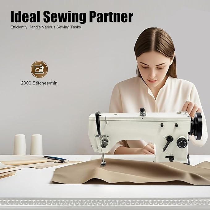 Commercial Straight Stitch Sewing Machine,Industrial Sewing Machine,High Speed Leather Industrial Sewing Tool,DDL-8700 High Speed Lockstitch Industrial Sewing Machine (Sewing)
