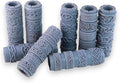 Ultimate Seamless Border 8-Set Clay Texture Rollers (4") - Seamless Border Set #01 - Embossing Pattern Rollers for Polymer & Ceramic Clay, Pottery & Crafts