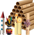 32 Pack Cardboard Tubes for Craft - 1.7 x 10 Inches, Empty Toilet Paper Rolls for Crafts Tubes Craft Supplies, Premium Kraft Paper Strong And Pressure-Resistant