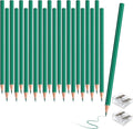 24 PCS Colored Pencils Pre-sharpened Coloring Pencils Set for Kids and Adult, Teachers Essential Classroom Prizes, Back to School Supplies(Green)