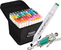 Alcohol Markers, 80 Colors Dual Tip Art Marker, Drawing Markers, Coloring Marker for Sketching Adult Coloring