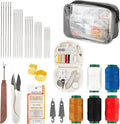 Steel Needles for Hand Sewing, 38PCS Sewing Tool Set, Needles Thread Hand Repair Tools, Stainless Steel Sewing Needle Kit, Big Eye Steel Needle Set, Min Travel Sewing Kit, Portable DIY Handcraft Set