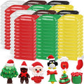 144 Pcs Air Dry Clay Bulk 76 oz Christmas Soft DIY Modeling Clay Kit Magic Foam Crafts for Sculpting Kids Gifts Party School Supplies for Crafts Artistic Project(Christmas Color)