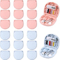 EupHHonycs 20 Pieces Mini Travel Sewing Kit Portable Travel Sewing Box Kit Portable Small Emergency Sewing Tool with Needle and Thread Scissors for Beginner Traveler Hotel Charity Homeless