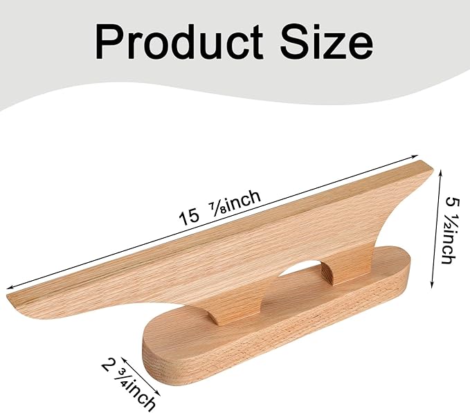 AceOrbit Tailors Point Press Clapper 15 7/8" L x 5 1/2" H Point Press and Pounding Block Red Oak Wood Tailor Tool for Quilting and Sewing and Ironing Seams and Corners