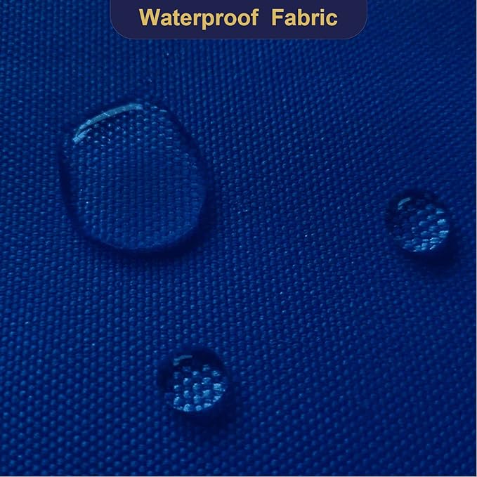 Waterproof Canvas Fabric by The Yard 600D Upholstery Cordura Fabric 58" Wide for Chairs Indoor Outdoor Water Resistant Canvas Polyester Material Sewing DIY Cloth, 5 Yards Royal Blue