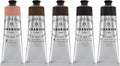 Charvin Fine Artists' Oil Paints - Elite Artists' Oils from The French Riviera for Painting, Classrooms, Plein Aire, & More! - [Cool Browns - 150 mL Set of 5]