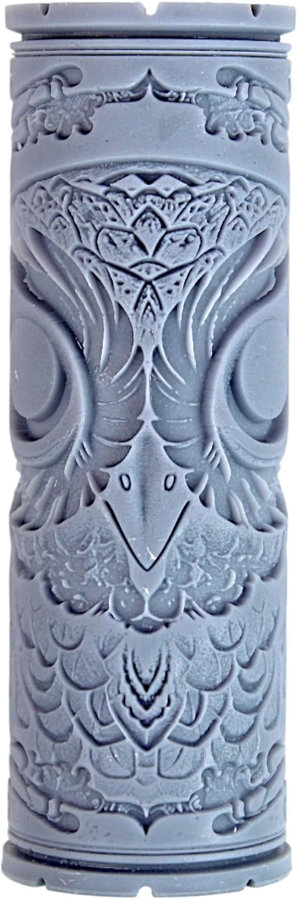 Owl Clay Texture Roller (4") - Bird Set #01 - Embossing Pattern Roller for Polymer & Ceramic Clay, Pottery & Crafts