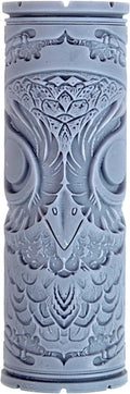 Owl Clay Texture Roller (4") - Bird Set #01 - Embossing Pattern Roller for Polymer & Ceramic Clay, Pottery & Crafts