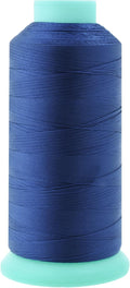Mandala Crafts Size 69 210D T70 Bonded Nylon Thread - Denim 1500 YDs Tex 70 Heavy Duty Sewing Threads for Leather, Jeans, Weaving, Outdoor Marine Upholstery