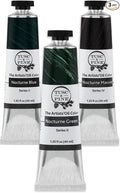 Tusc & Pine Artist Oil Paint - 40 ml Set of 3 - Assorted Nocturne Colors - Non-Yellowing, Creamy Consistency, Max Pigment Load, Small Batch Milled Oil Paints Developed for Professional Artists